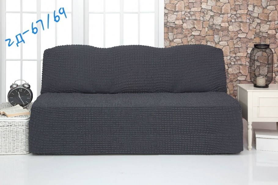 Еврочехол на диван на трехместный диван без подлокотников