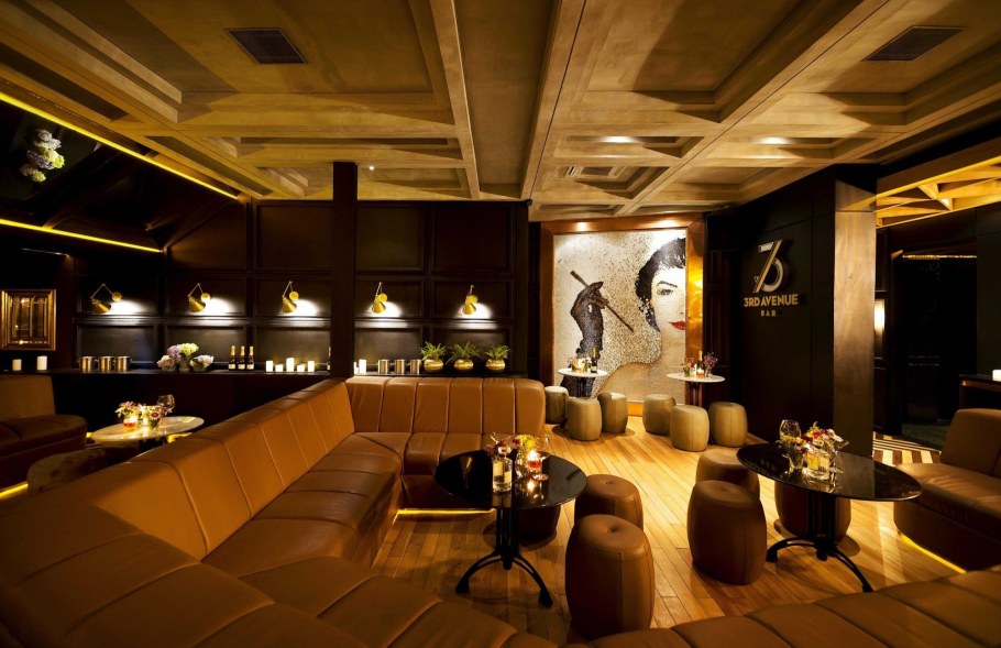 Интерьер кафе в стиле лаунж