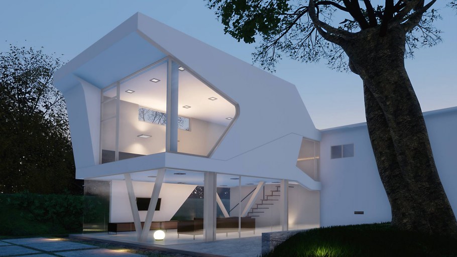 Стиль Хай тек в архитектуре