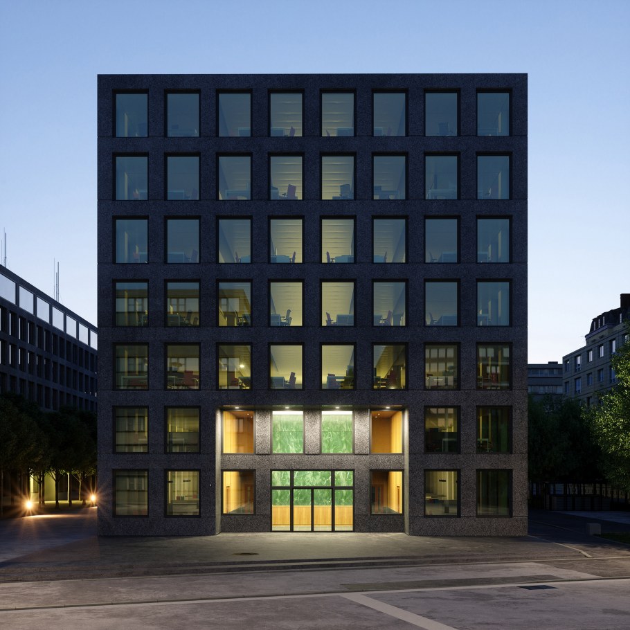 Современные каменные фасады офисные здания