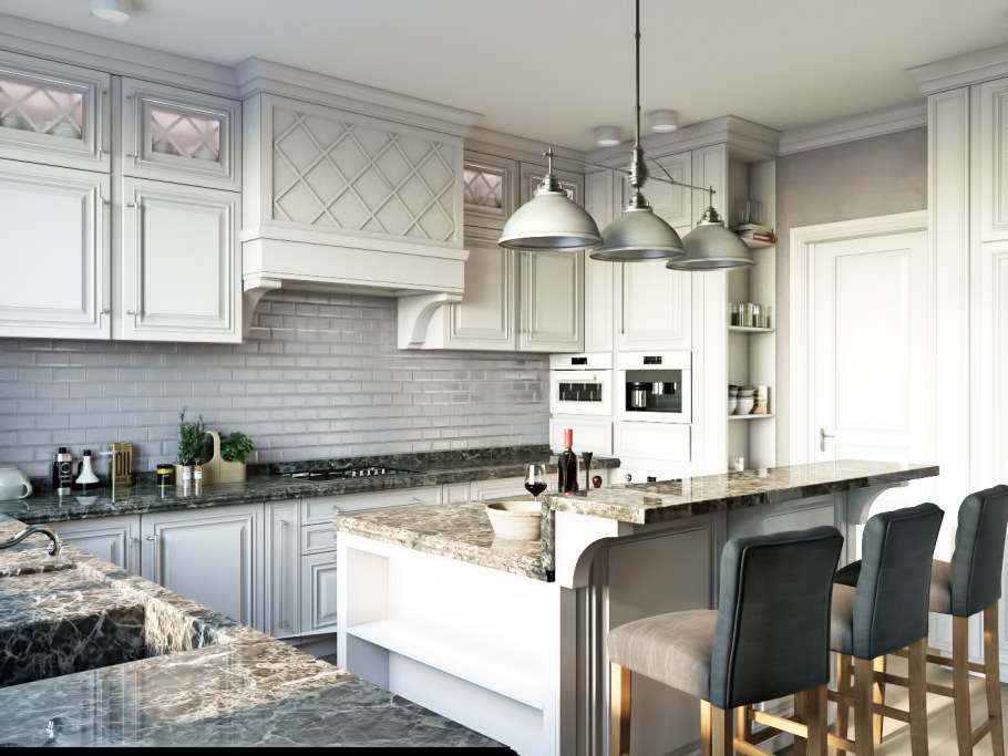 Линейная кухня 4200