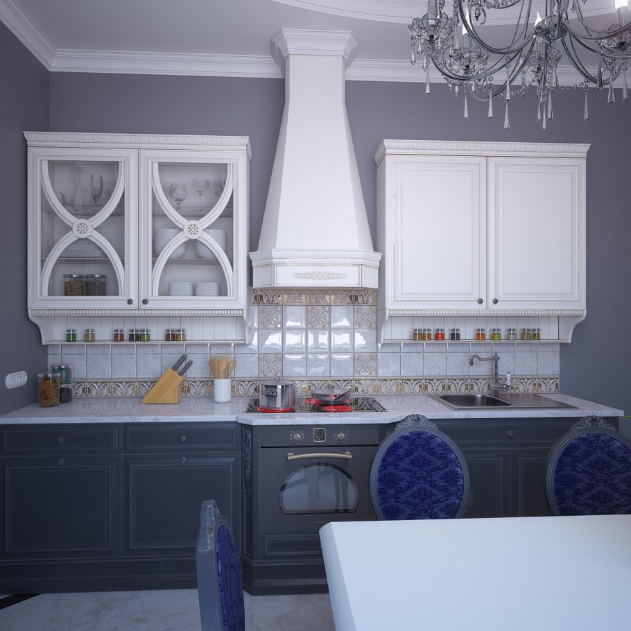 Аксонометрия кухни