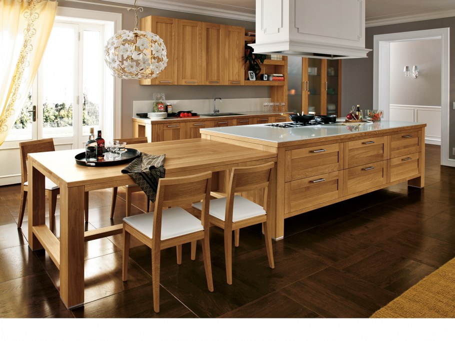 Деревянная кухня