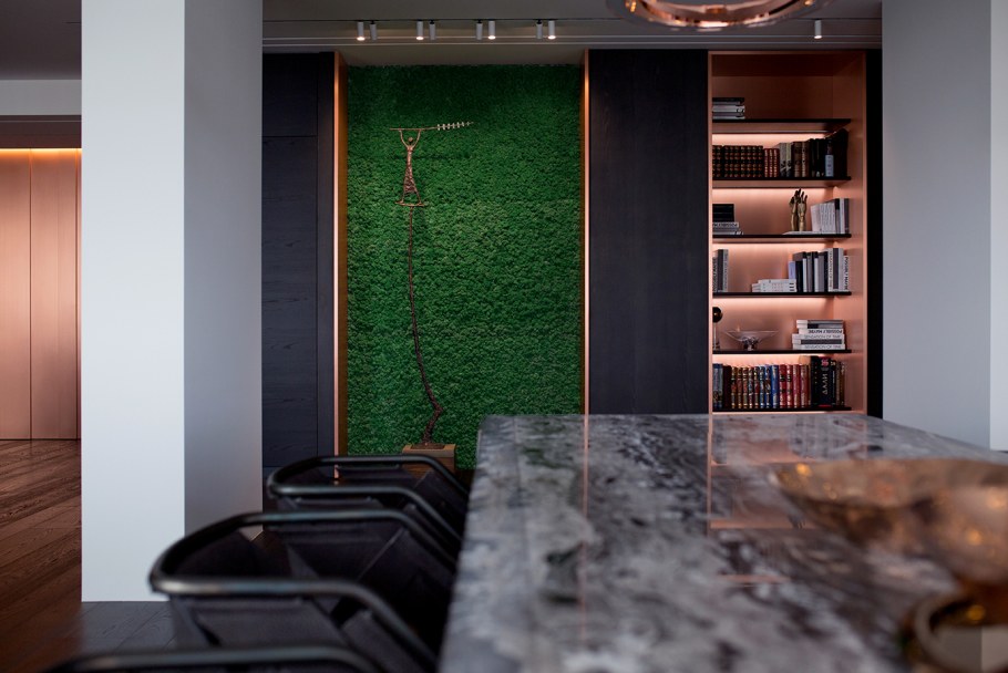 Медь в интерьере лофт