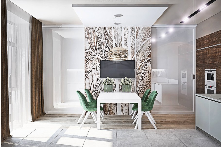 Дизайн квартиры брильянтовый дождь