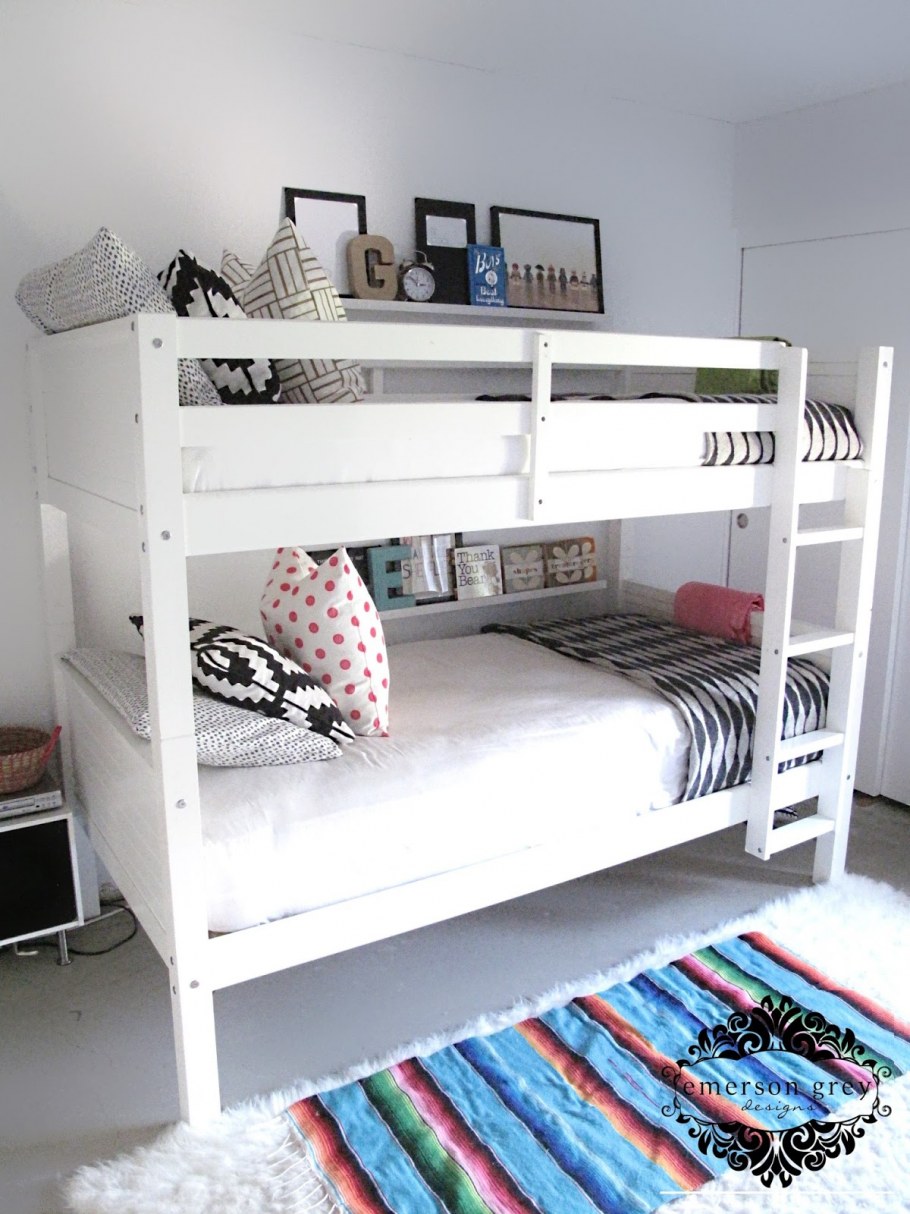 Двухъярусная кровать икеа мидал