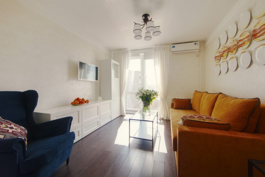 Интерьер маленькой квартиры двухкомнатной