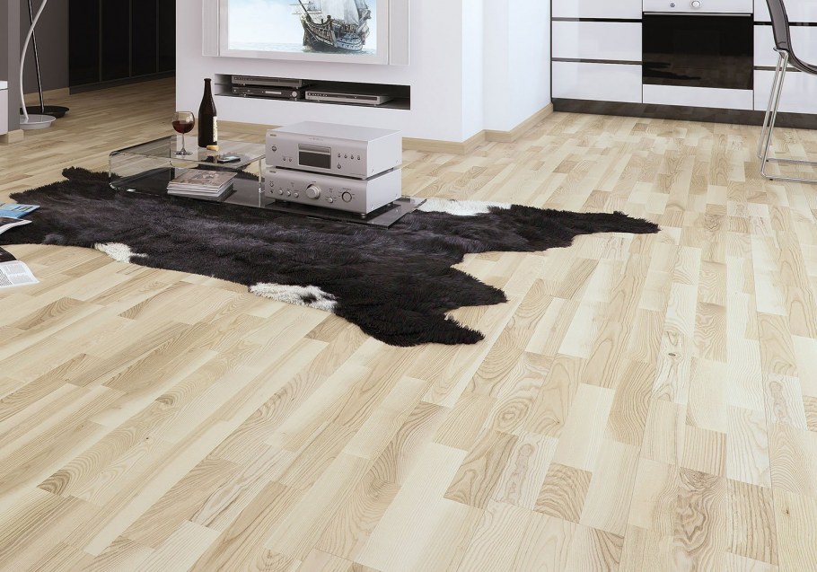 Паркетная доска ясень Milkshake molti