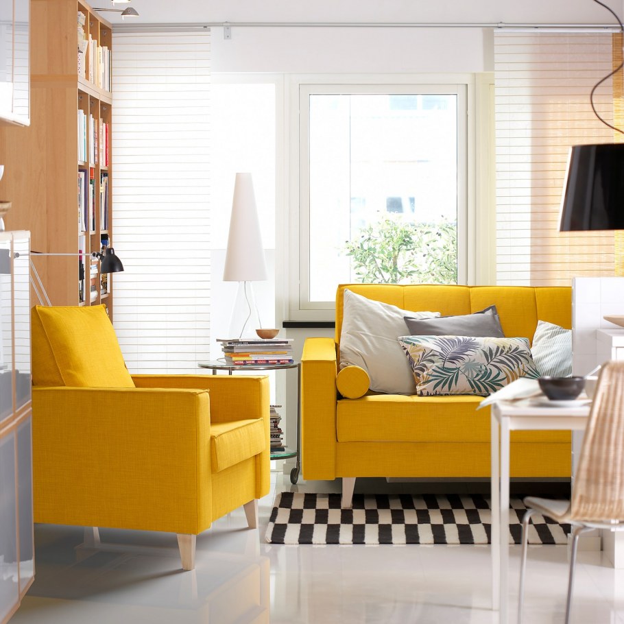 Диван МИД сенчури в интерьере