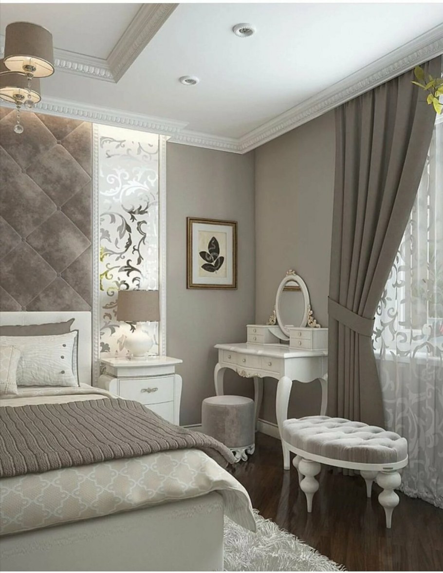 Интерьер спальной комнаты