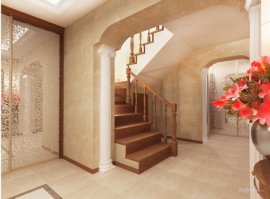 Варианты внутренней отделки таунхауса