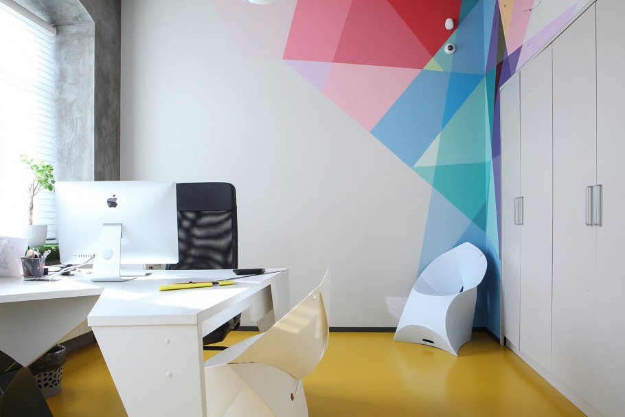 Кабинет графических дизайнеров офис