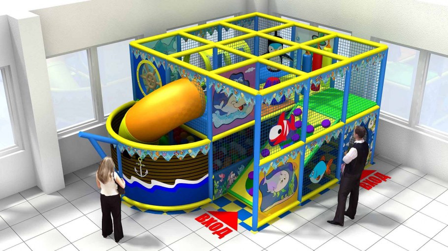 Игровой комплекс-Лабиринт кораблик