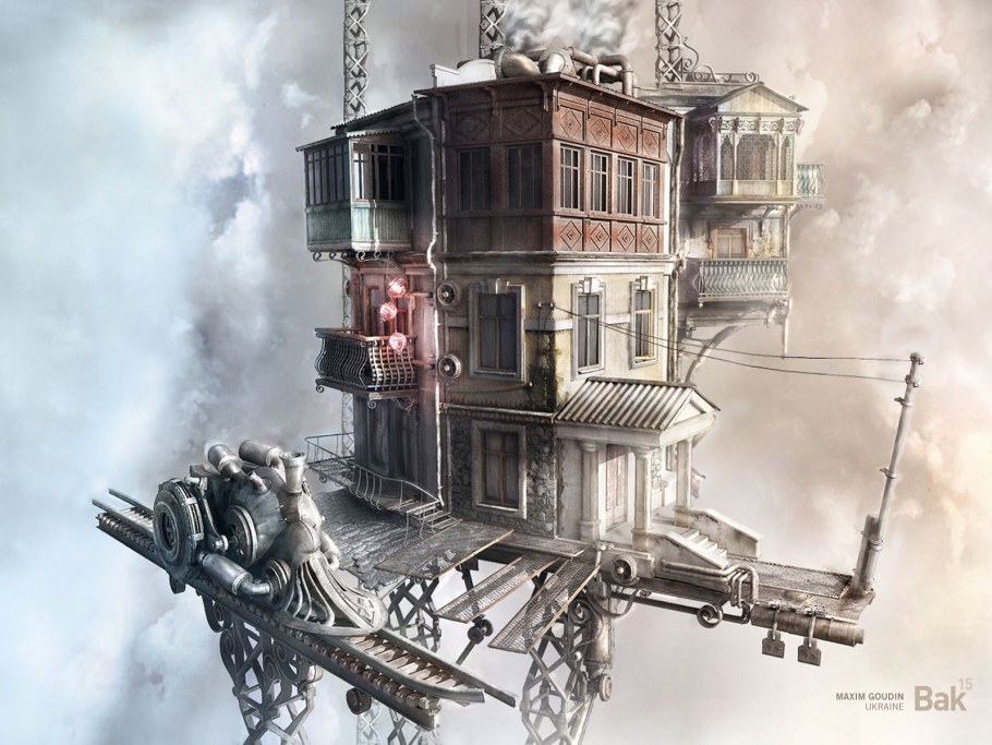 Архитектура в стиле стимпанк