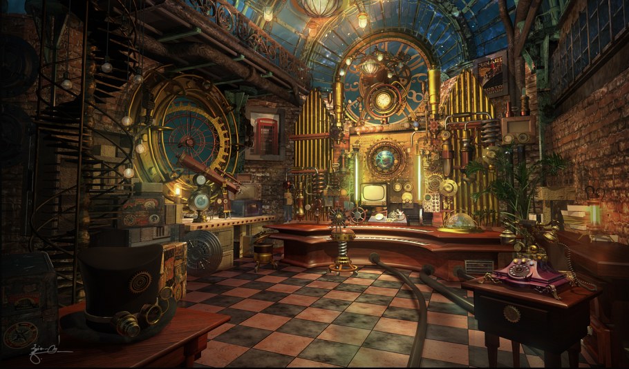 Лаборатория Steampunk