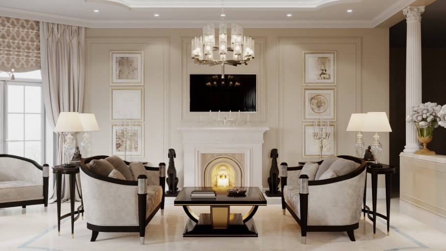 Лепнина в современном интерьере