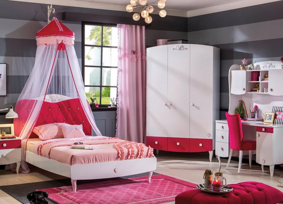 Шкаф 3-х дверный Cilek Yakut