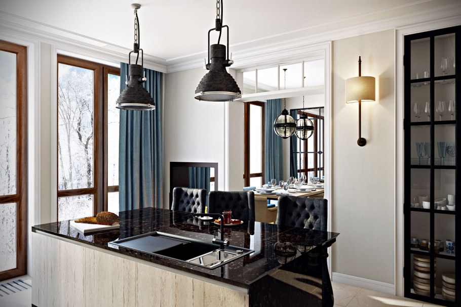 Современная классика с элементами лофта