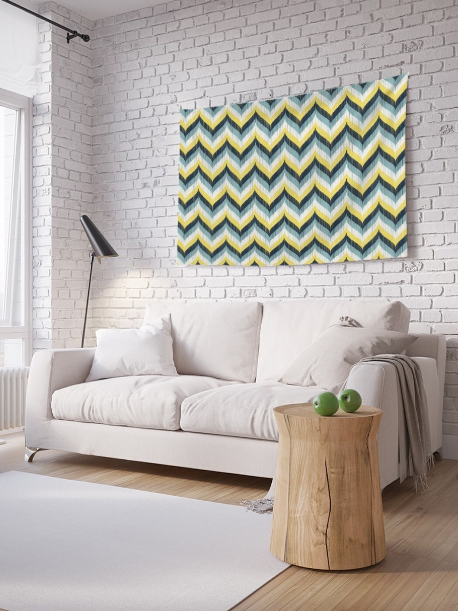 Гостиная в желтом цвете