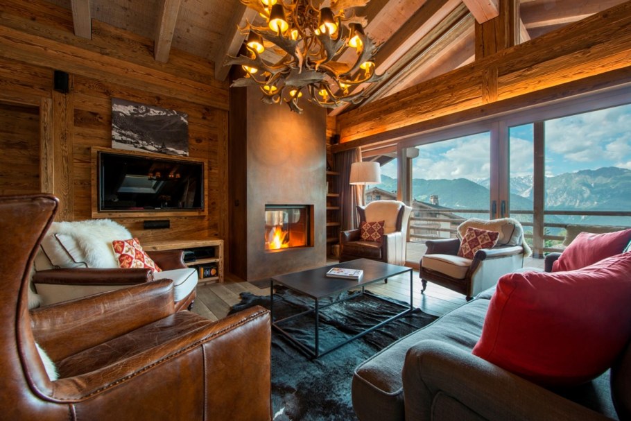 Красная Поляна отель с камином