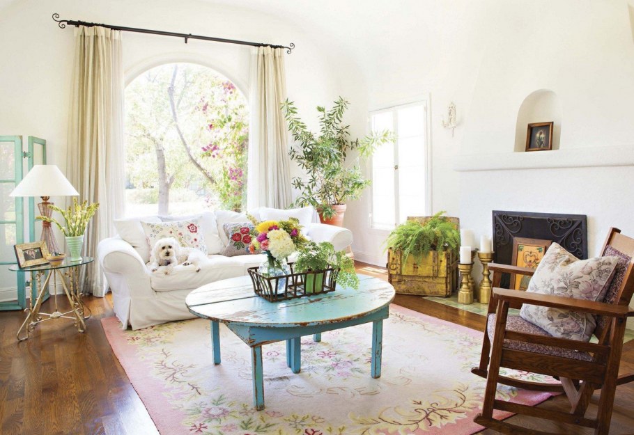 Интерьер в пастельных тонах