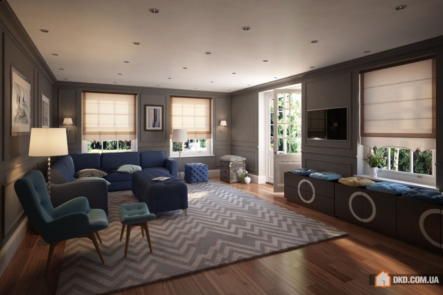 Акцентная стена в интерьере