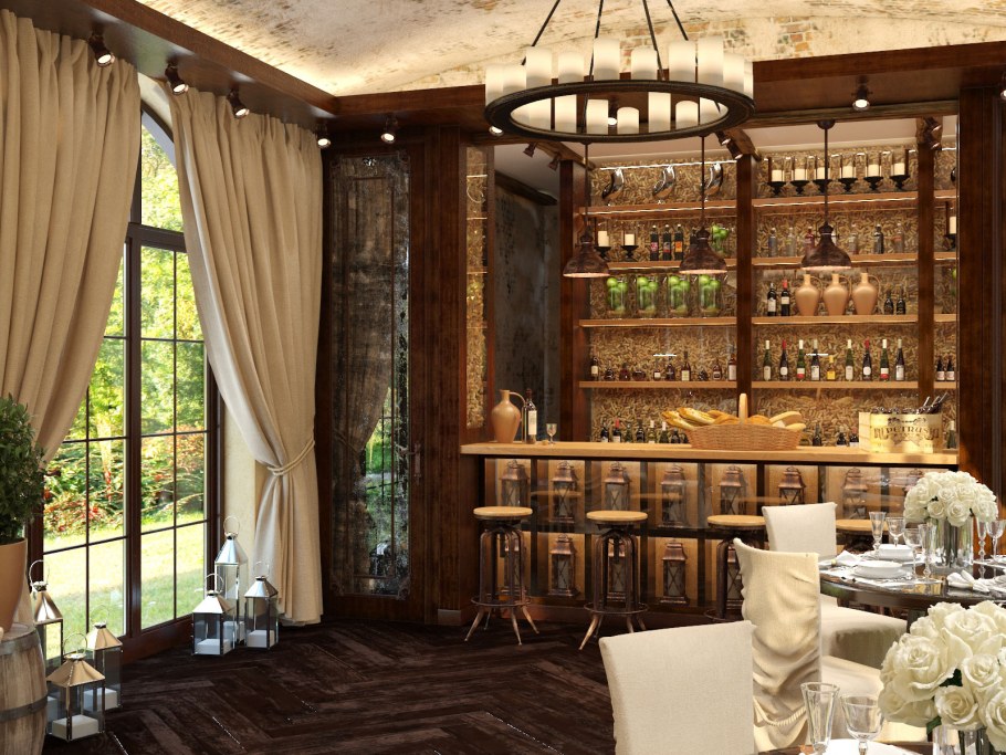 Ресторан в стиле Кантри