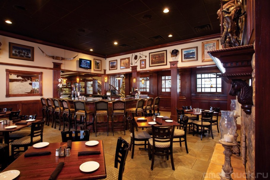 Стиль рустик в интерьере кафе