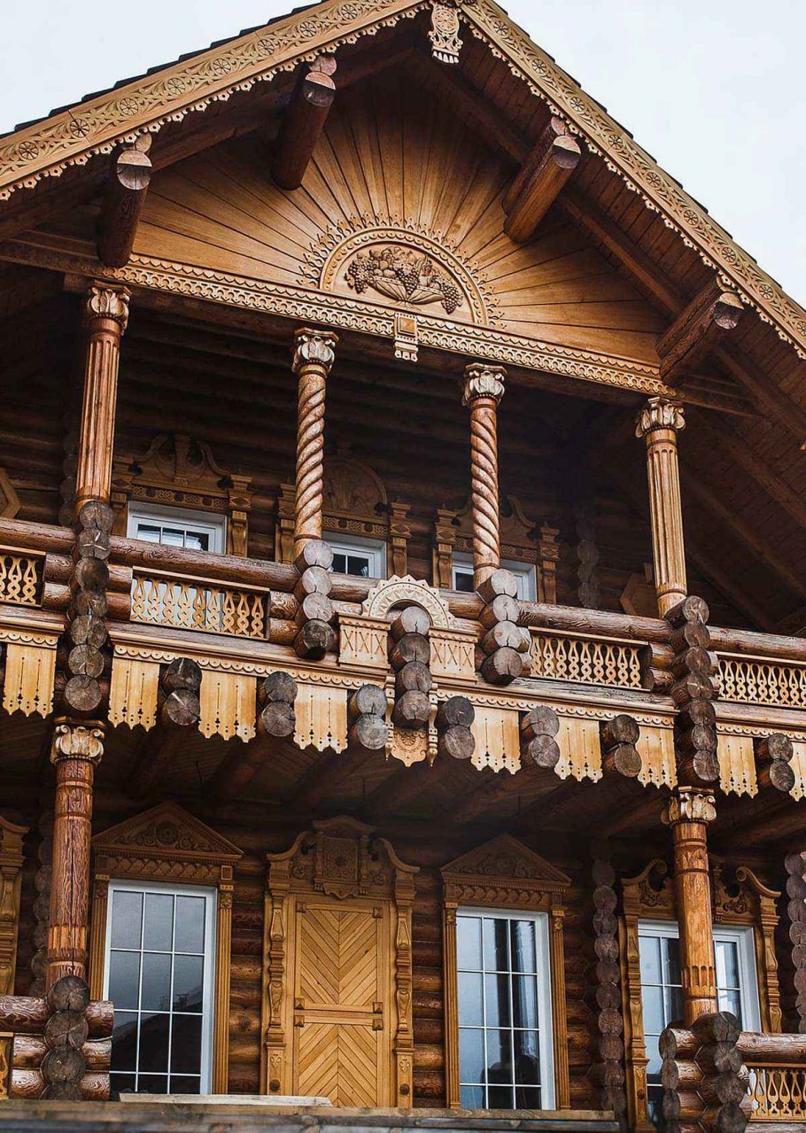 Дома в русском стиле