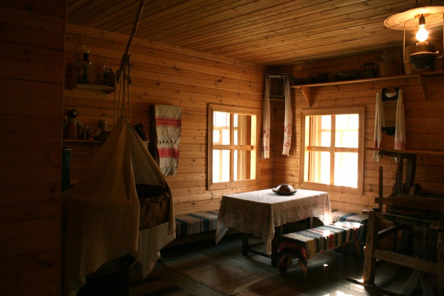 Дом зажиточного крестьянина 19 века в России