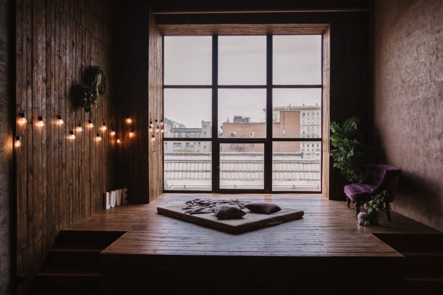 Лофт с панорамными окнами