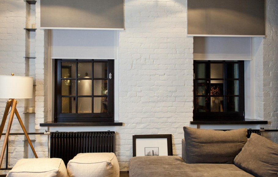 Стена с окном лофт