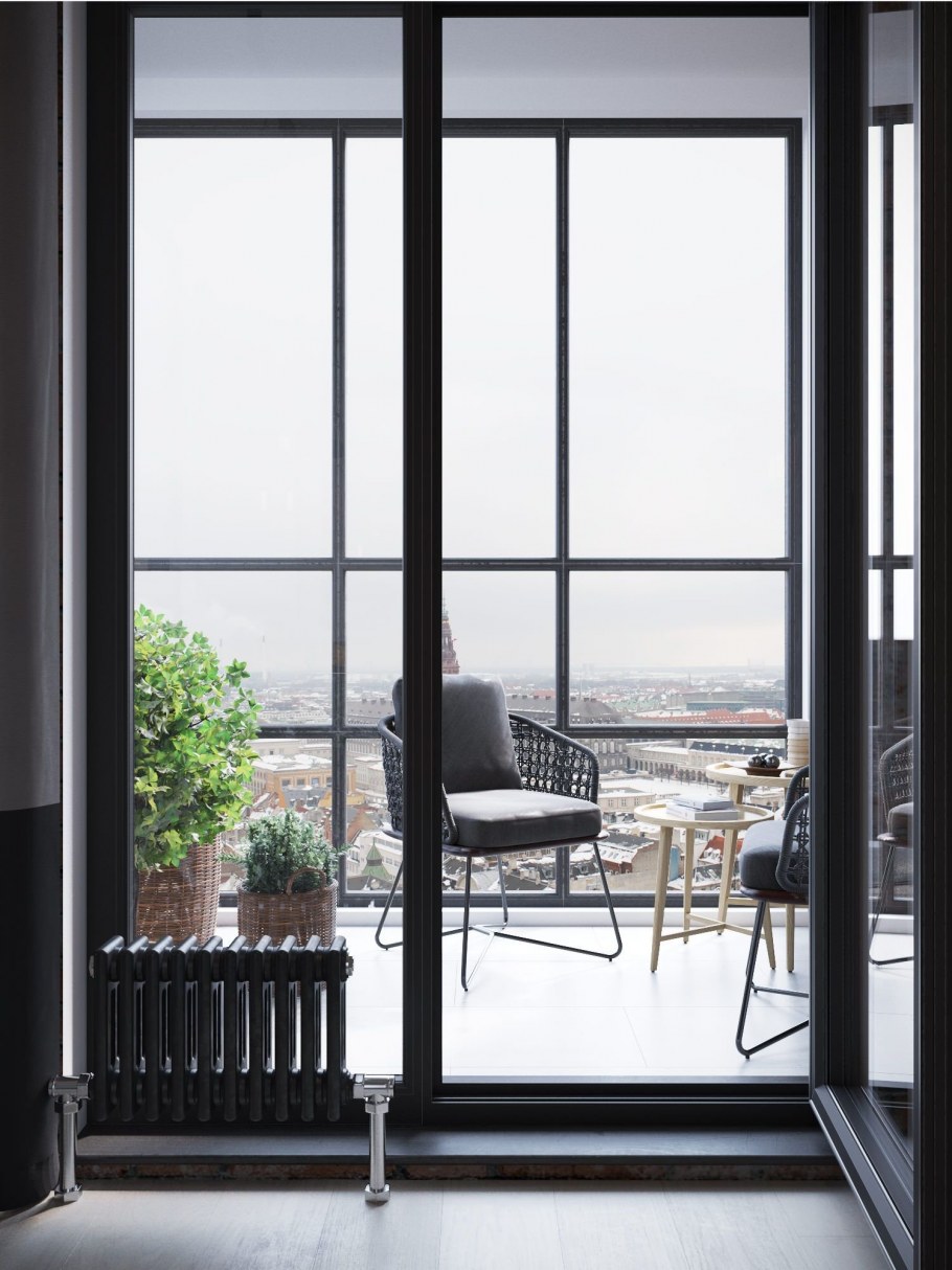 Французские окна на балкон