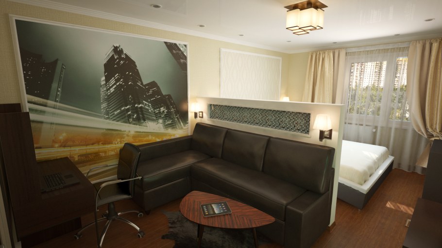 Спальня-гостиная 20 кв.м