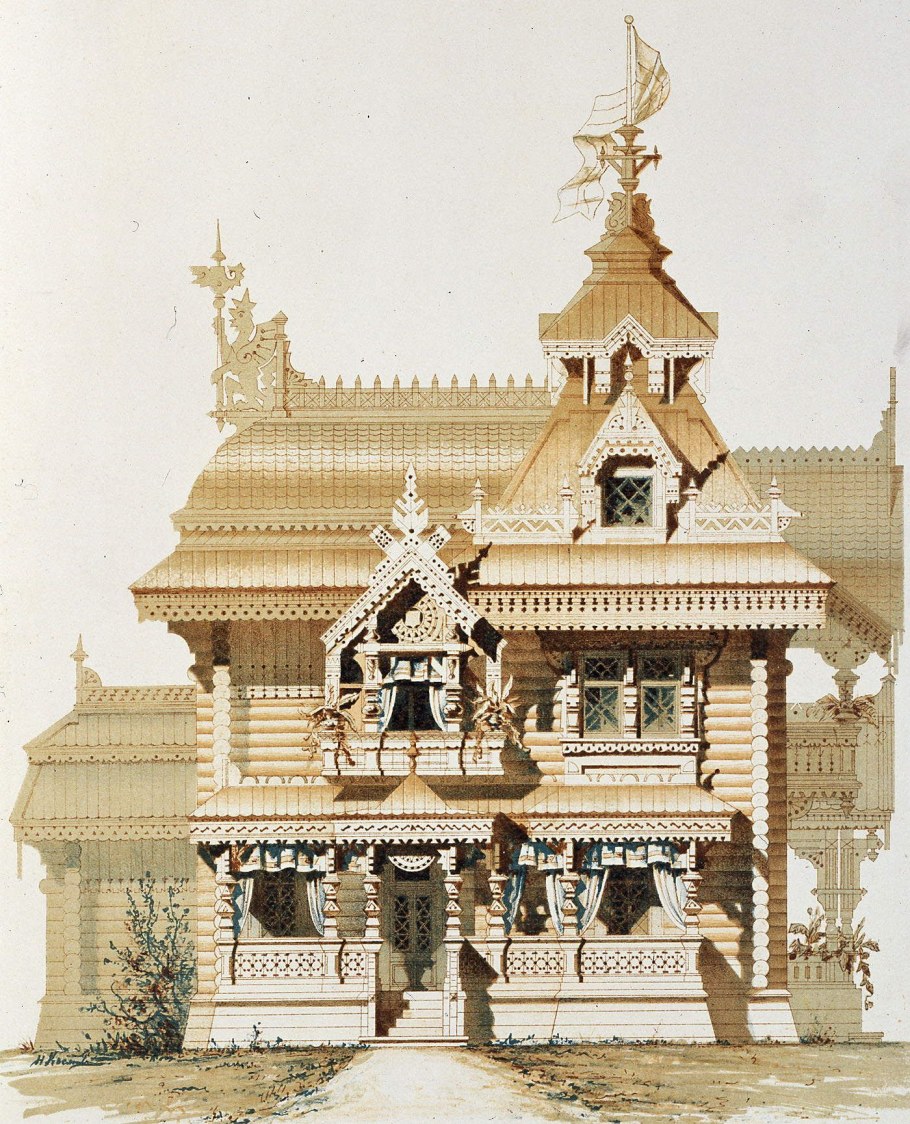 Иван Ропет мотивы русской архитектуры