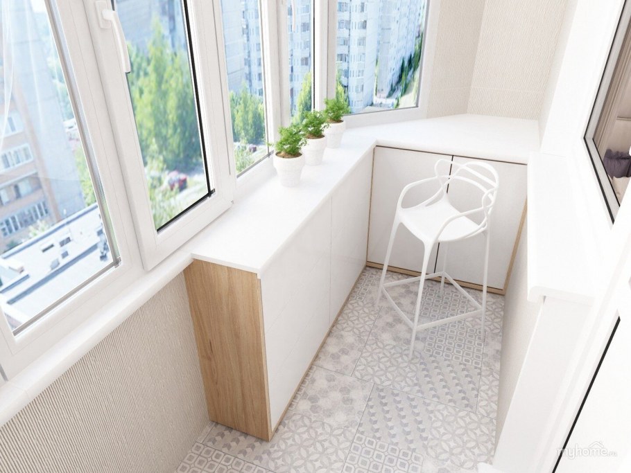 Шкаф-тумба на балкон