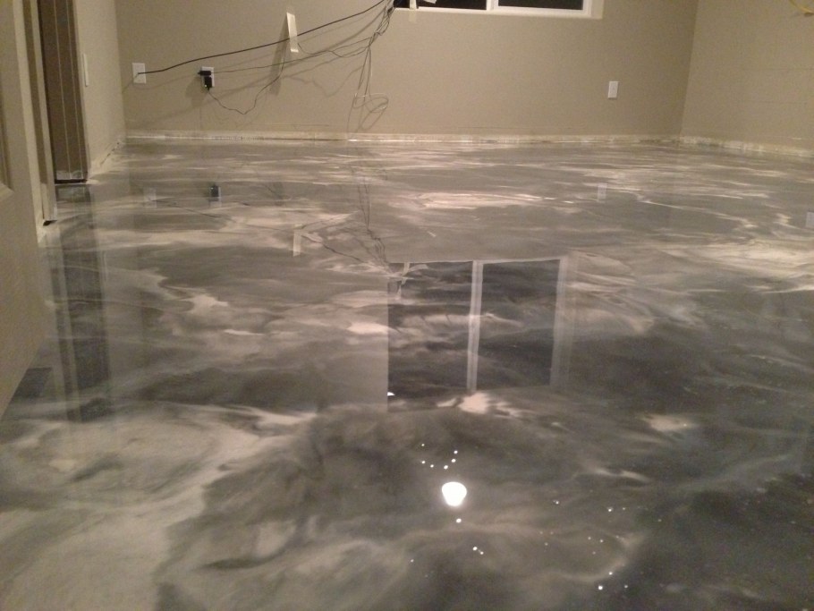 Полимерные полы в доме