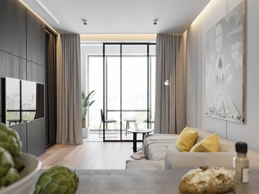 Светлая квартира в стиле Минимализм