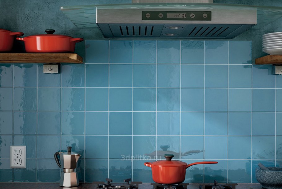 Плитка настенная equipe Village Azure Blue 6.5x20 см