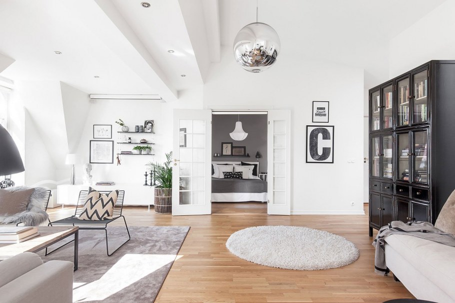 Гостиная Сканди стиль Минимализм