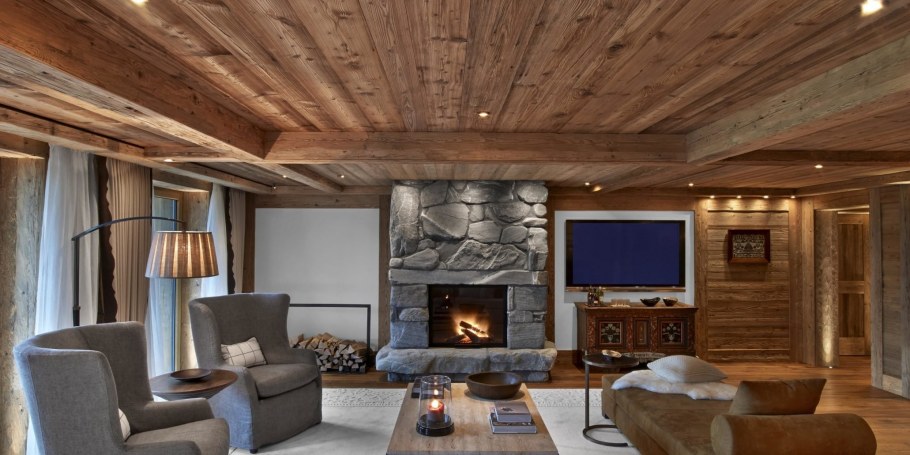 Гштаад Шале интерьер