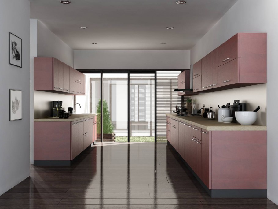 Узкая кухня