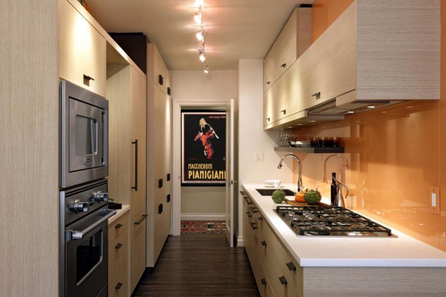 Стильная синяя кухня