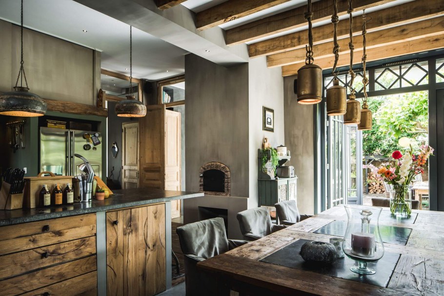 Теплая атмосфера на кухне