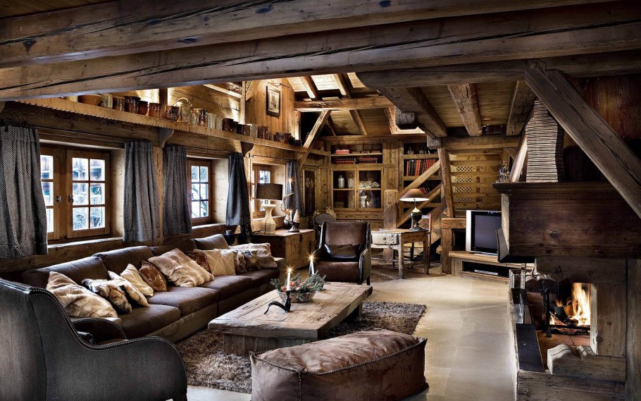 Интерьер кухни в рустикальном стиле