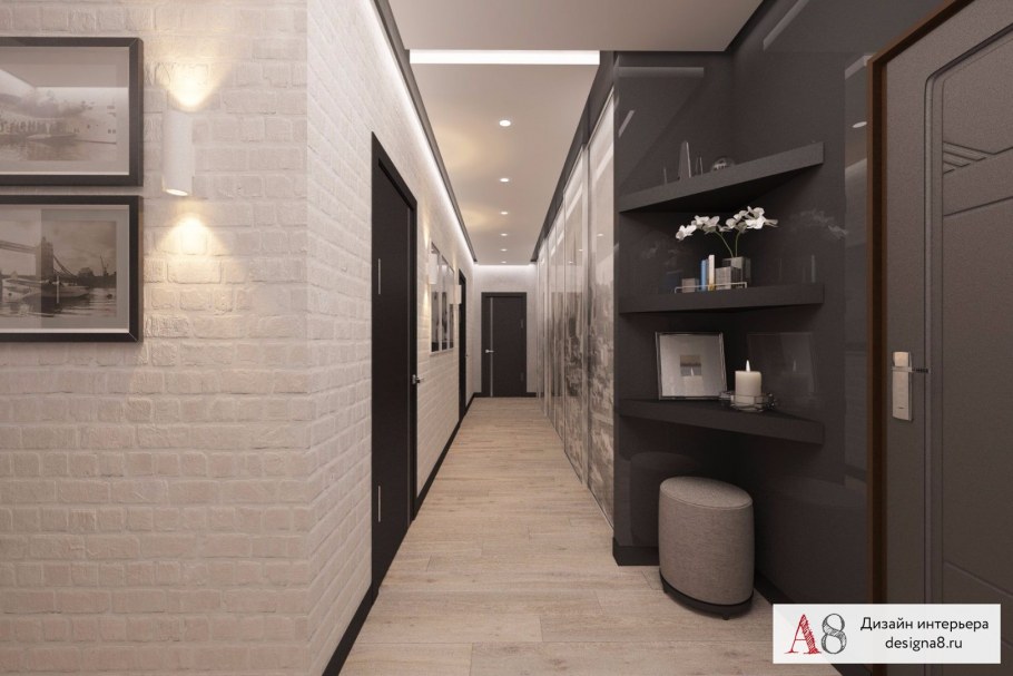 Проект коридора в квартире