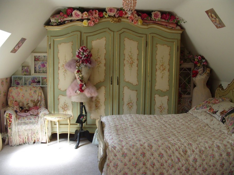 Интерьер комнаты в винтажном стиле