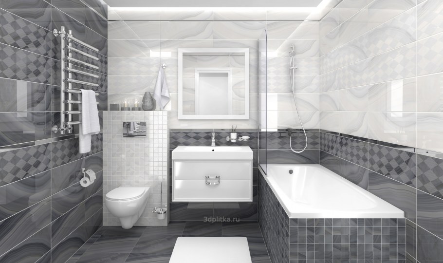 Mason плитка настенная белый 60107 20х60