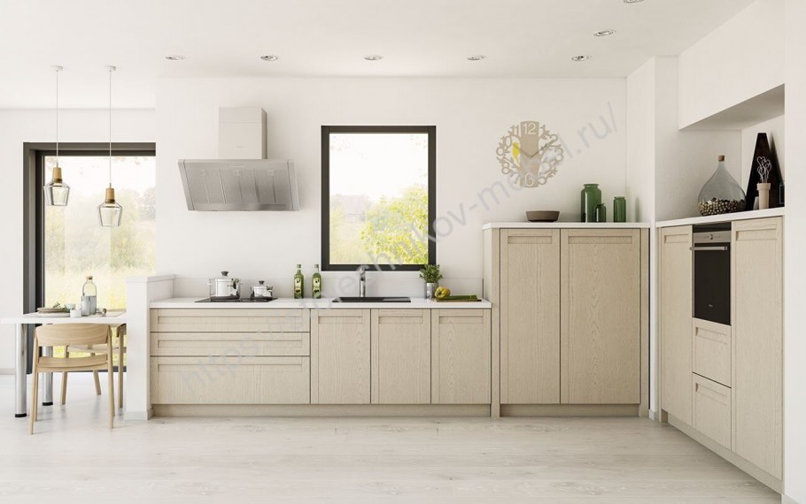 Кухня в скандинавском стиле светлое дерево