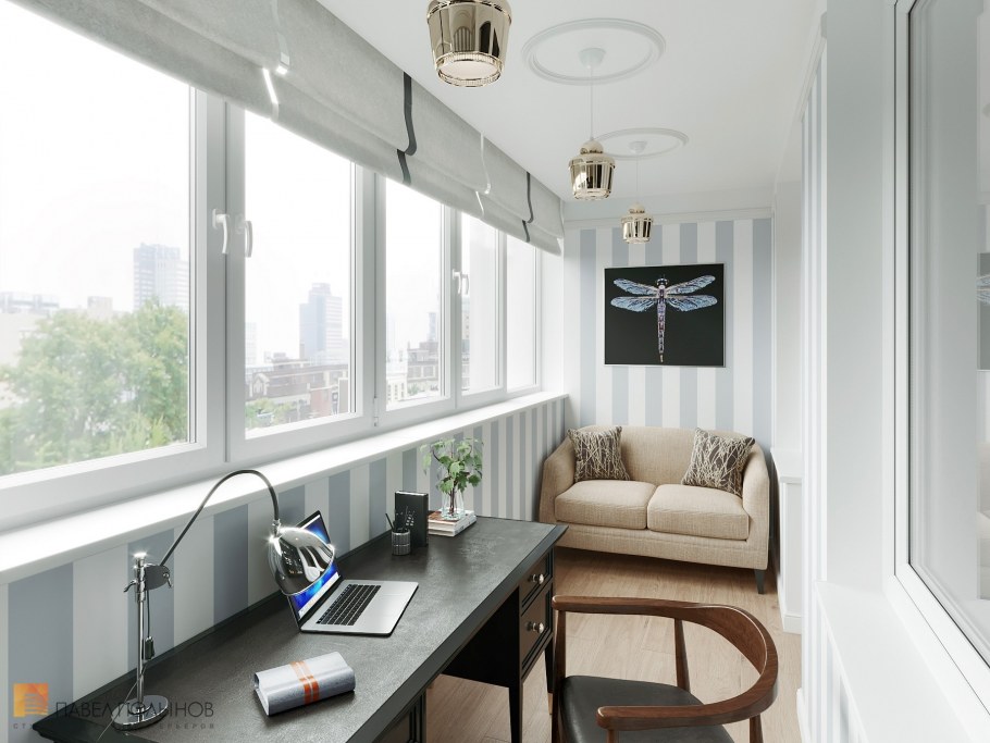 Кресло кокон на лоджии